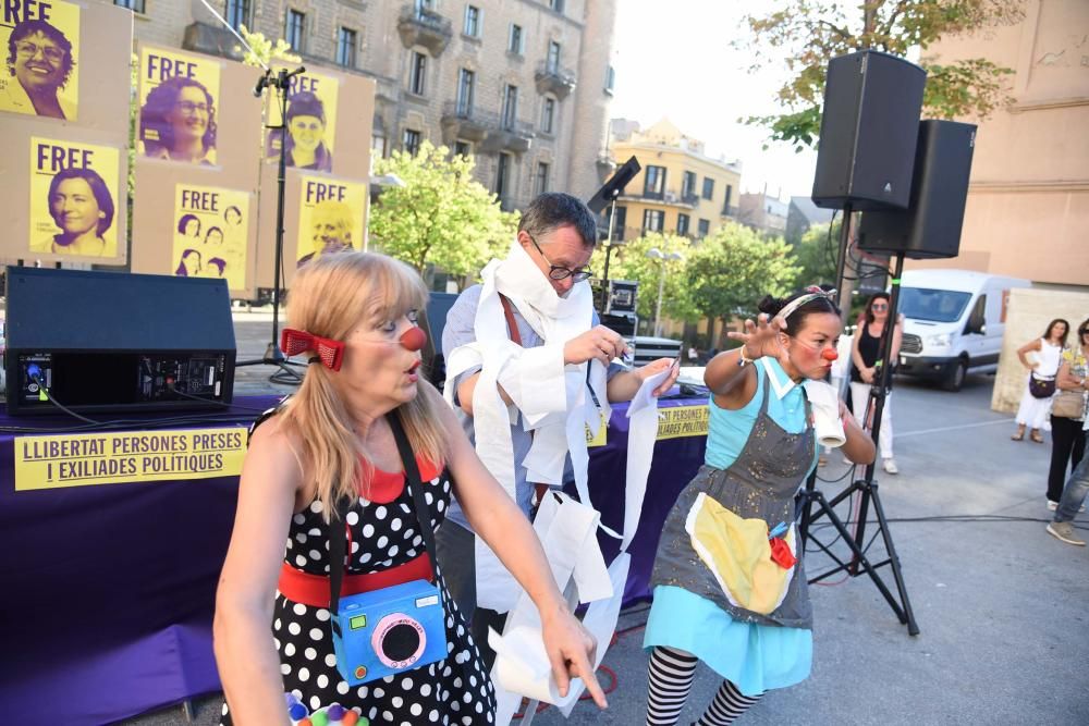 Acte d' ERC per les preses polítiques a la Plaça d