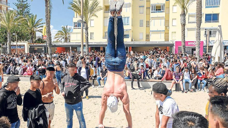 Actividades como el parkour triunfaron entre los jóvenes como alternativa al alcohol en Santa Faz.