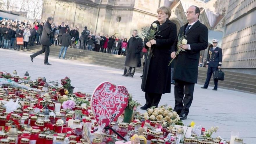 Merkel y Hollande exhiben europeísmo ante la llegada de Trump a la Casa Blanca