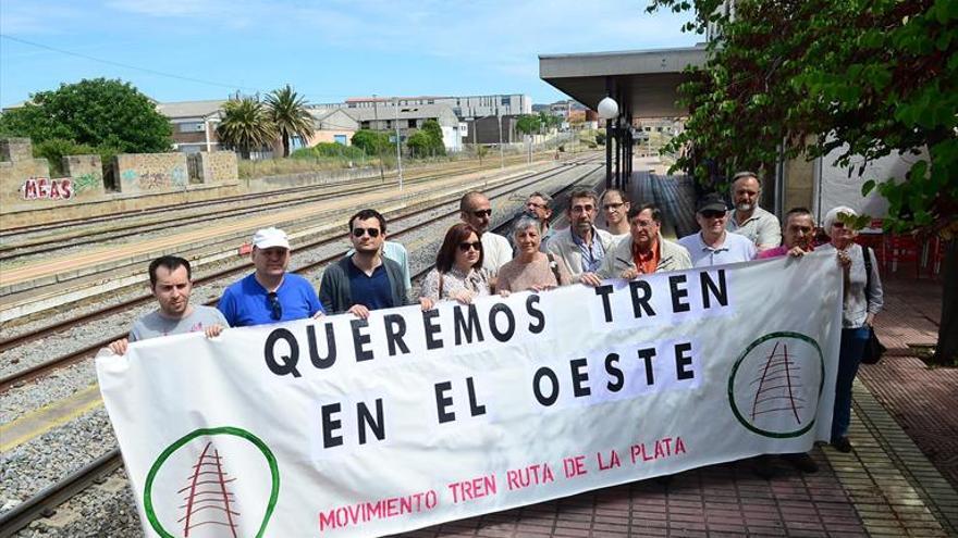 Joaquín Araújo, con el tren