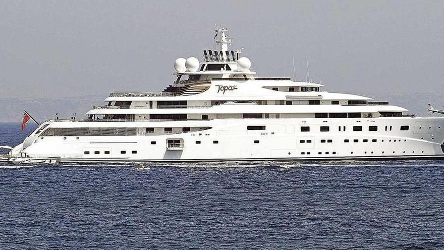 El yate Topaz está considerado como una de las diez embarcaciones privadas más lujosas del mundo.