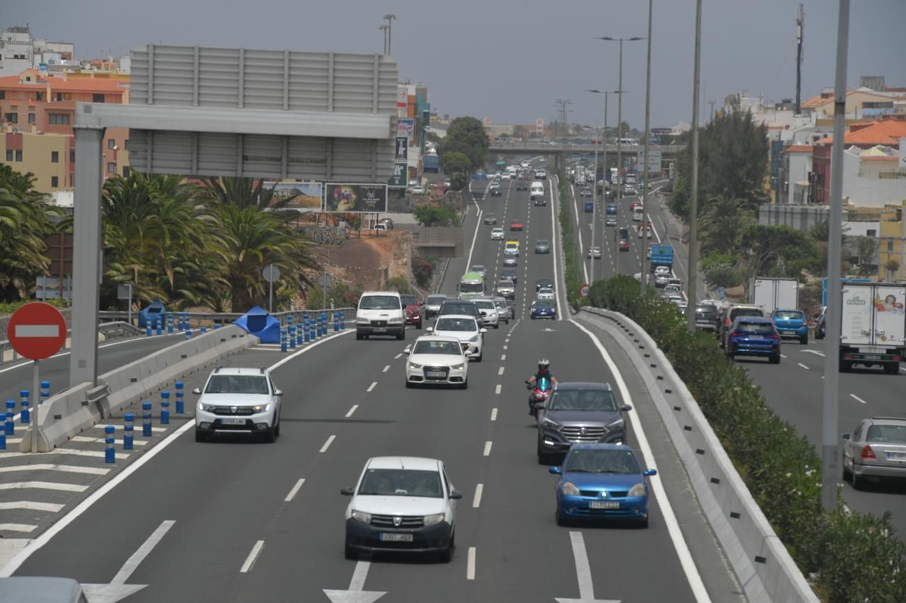 Operación salida del 'puente' de agosto en Gran Canaria