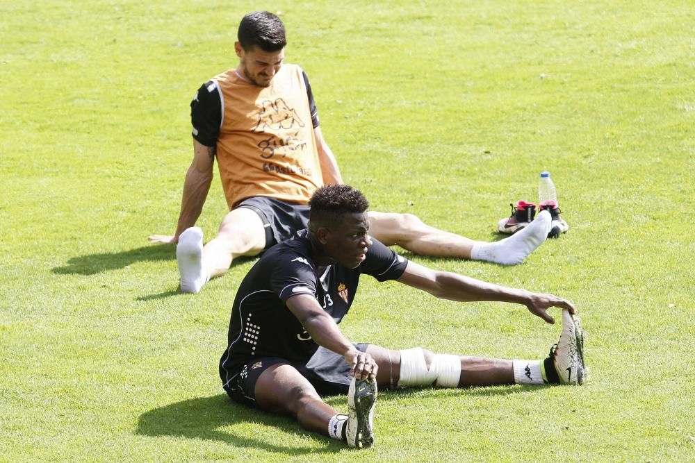 Entrenamiento del Sporting