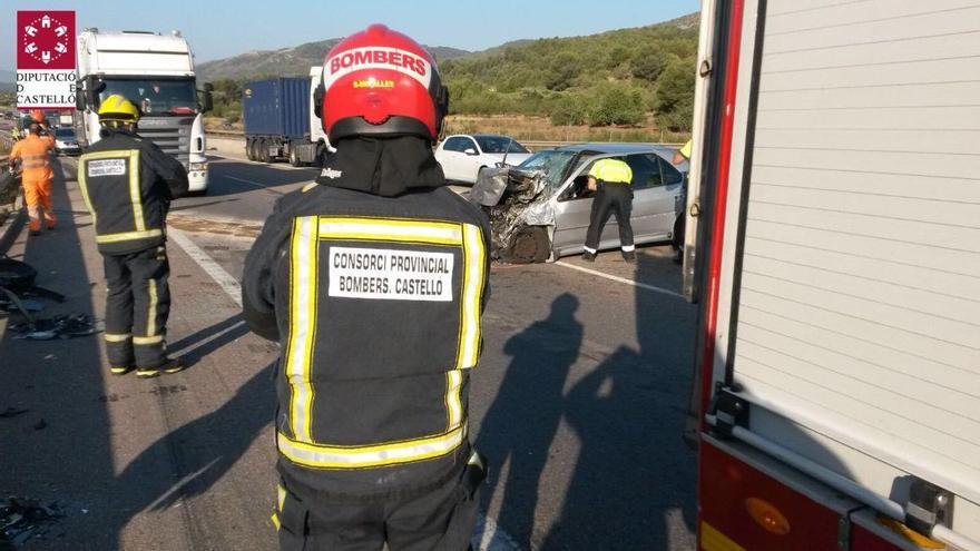 Herida una mujer en un accidente en Borriol