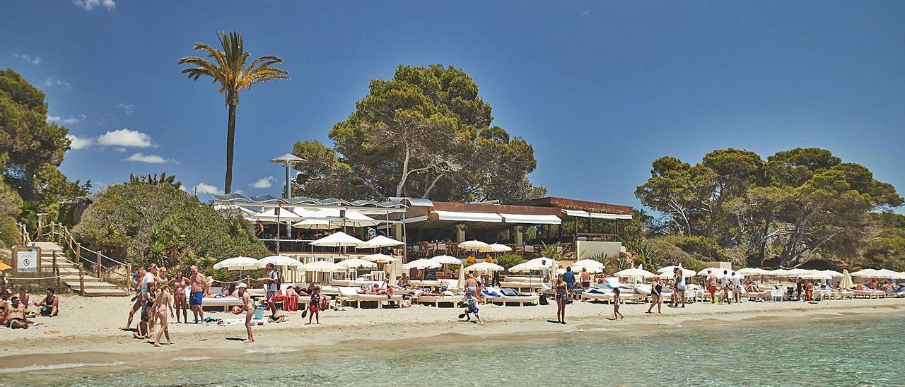 El restaurante Malibú Beach Club, en ses Salines.