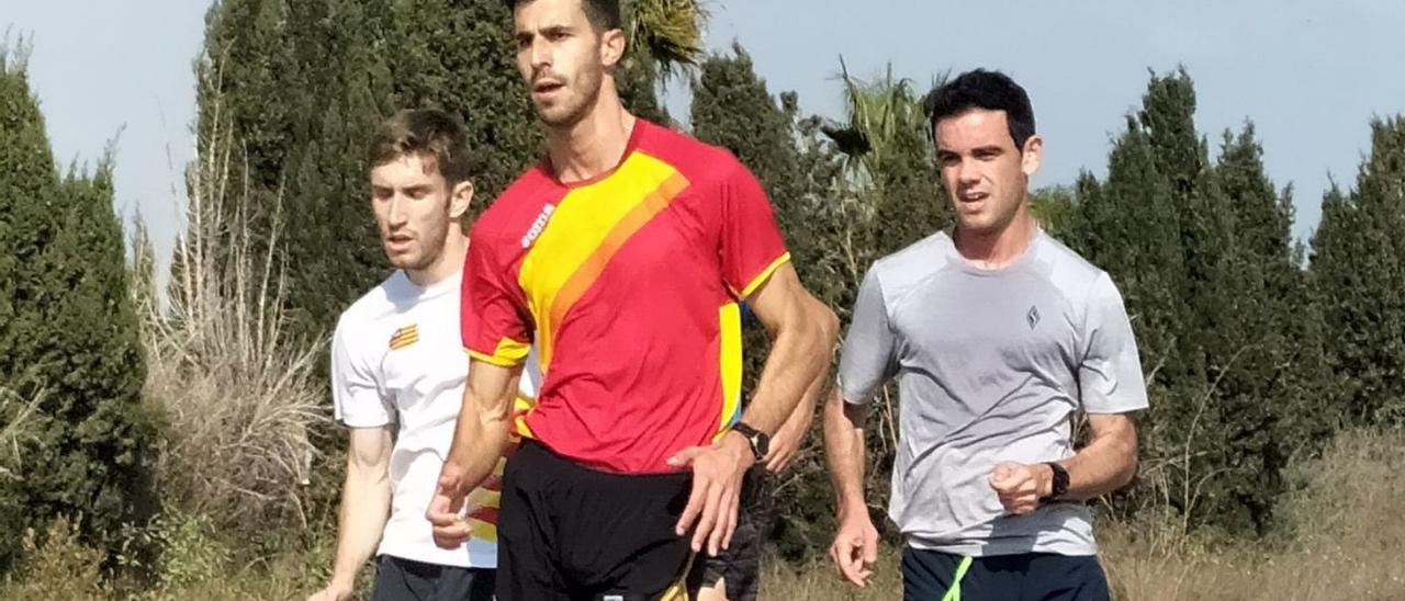 Marc Tur en la concentración de cara al Mundial de Omán en Torrevieja.