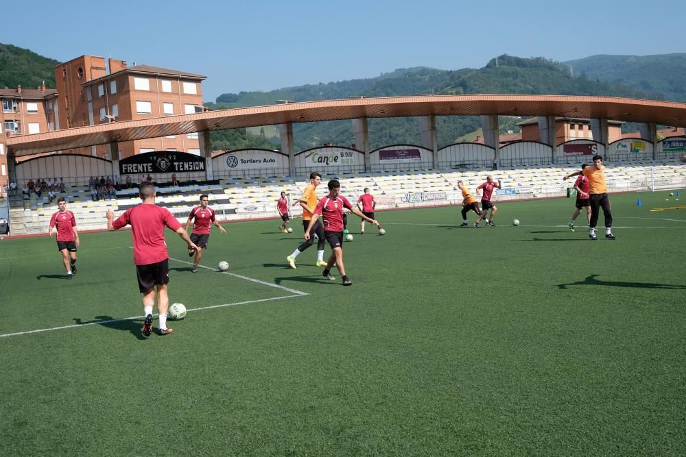 Primer día de entrenamientos del Caudal Deportivo