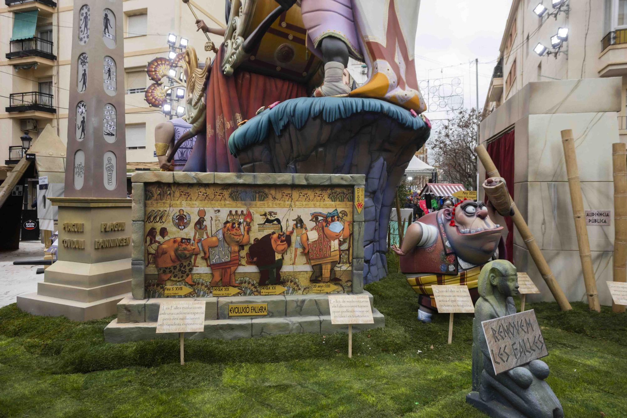 La falla Duque de Gaeta homenaje a Levante-EMV por su 150 aniversario