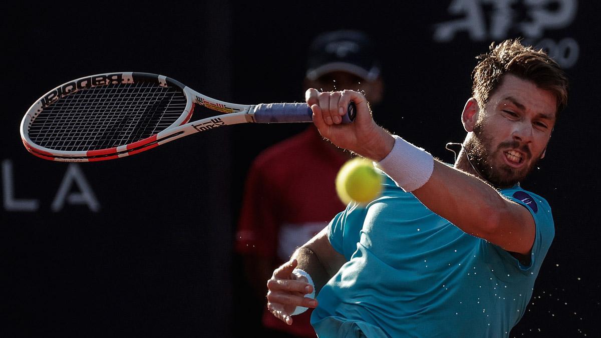 Norrie, durante el partido