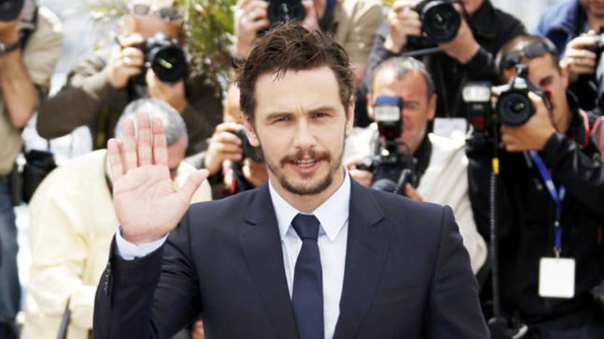 James Franco en la alfombra roja de Cannes.