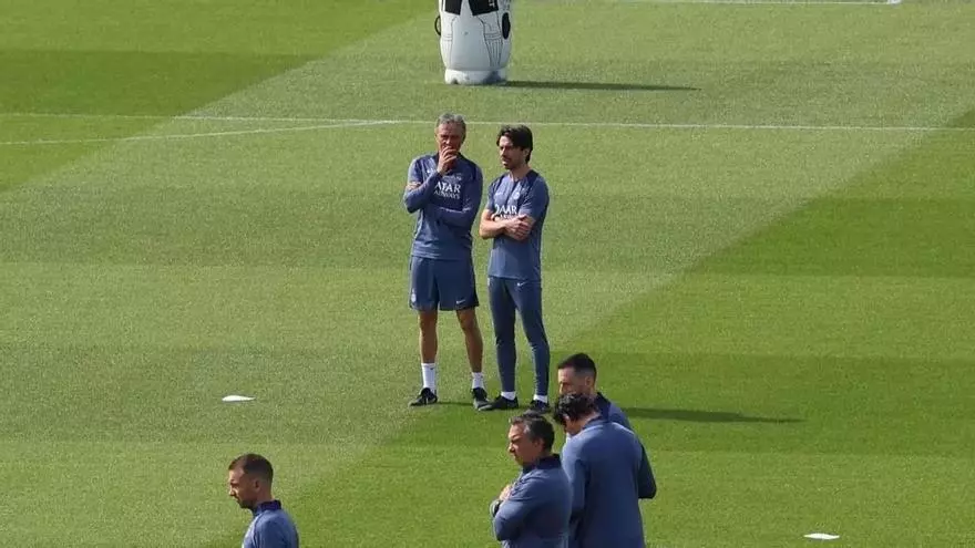 PSG afina detalles antes de enfrentar al Bayern