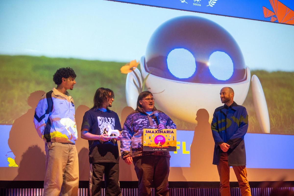 Etrega de los premios Talento Novo del festival Imaxinaria.