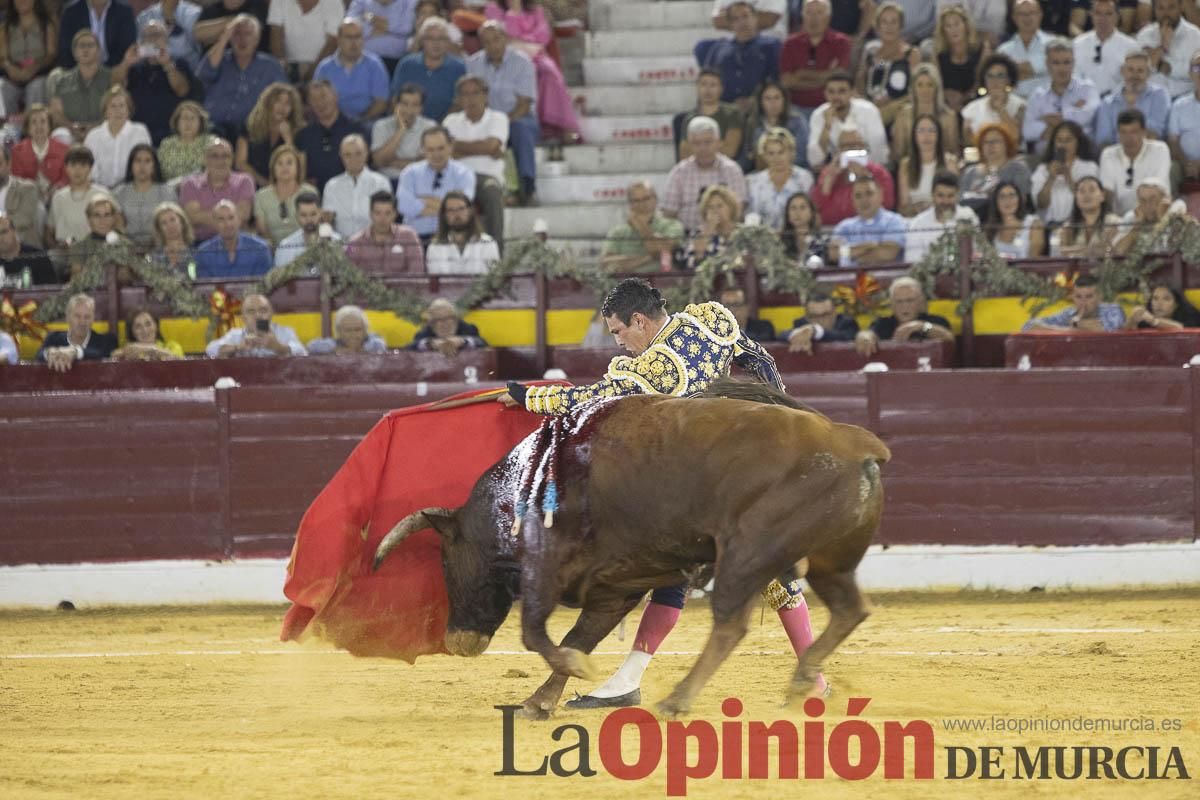 Cuarta corrida en la Feria Taurina de Murcia (Castella, Manzanares y Ureña)
