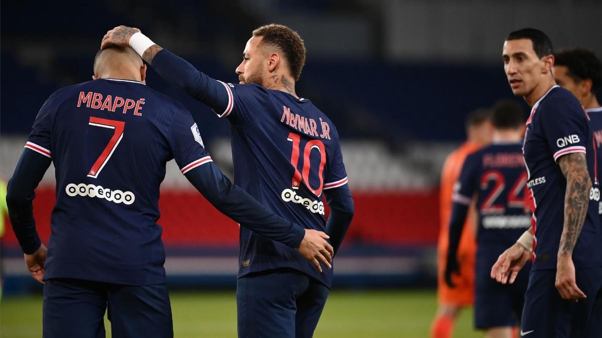 Mbappé y Neymar, protagonistas de la noche