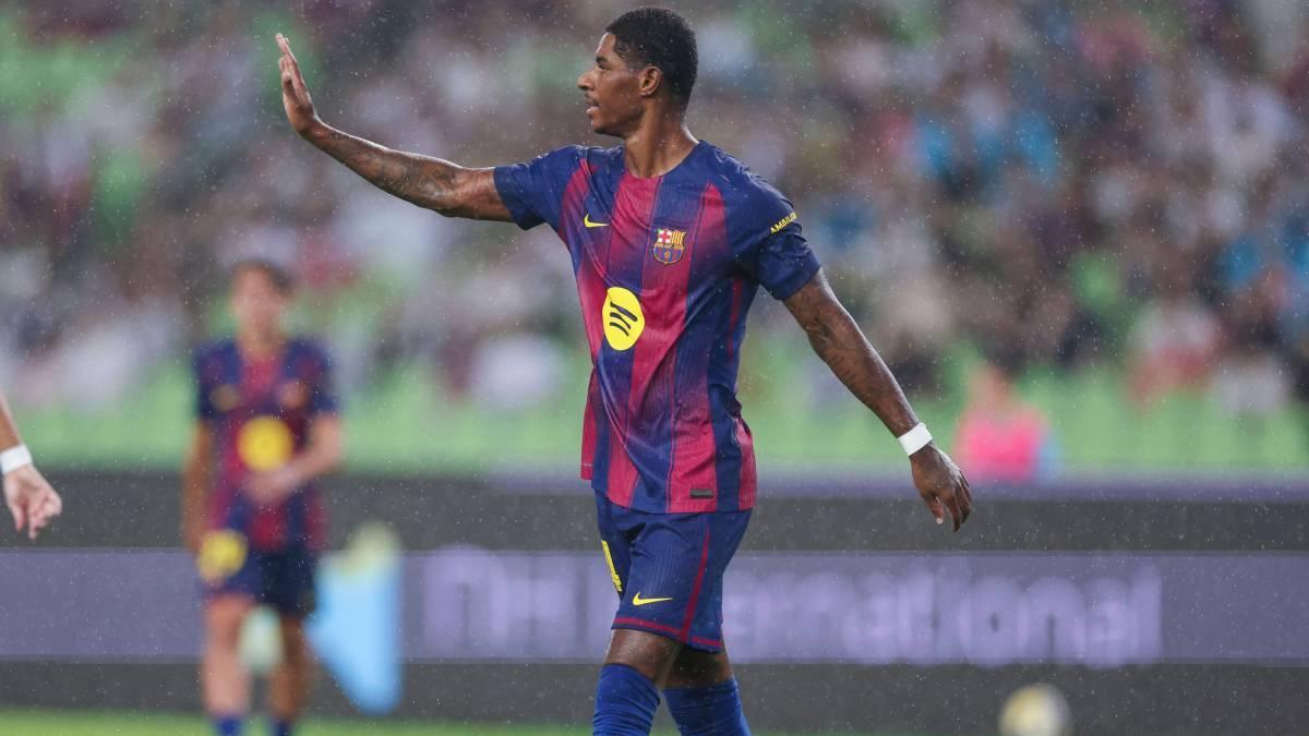 ¡Así fue el primer gol de Rashford como azulgrana!