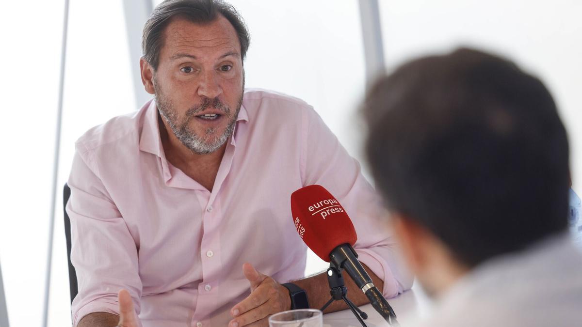El ministro de Transportes y Movilidad Sostenible, Óscar Puente.