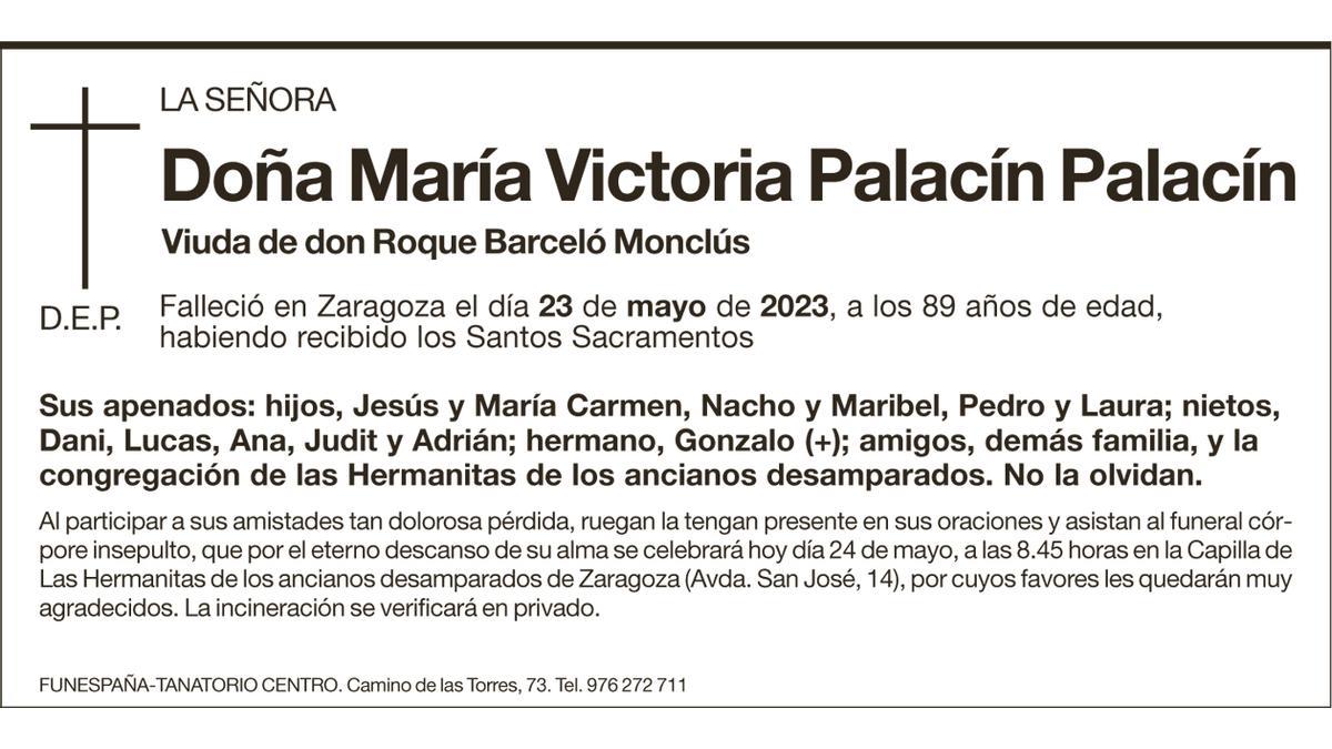 María Victoria Palacín Palacín