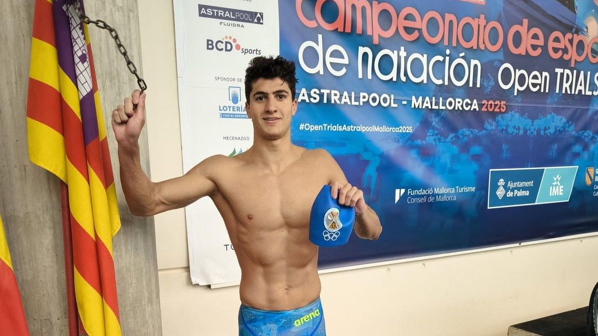 Nil Cadevall, récord de España en los 100 braza.
