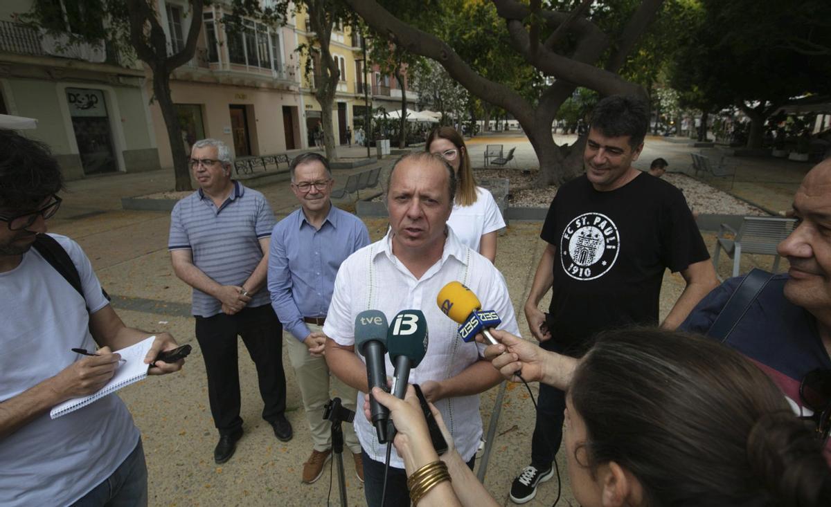 Presentación, en junio de 2023, de la candidatura de Juanjo Ferrer al Senado.
