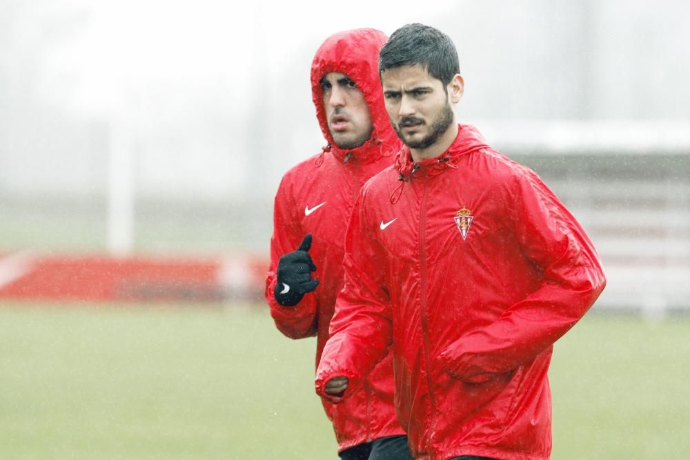 Entrenamiento del Real Sporting