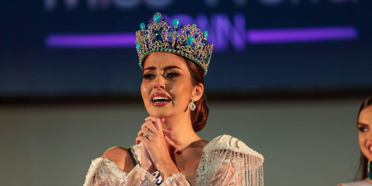 Corina Mrazek cuando ganó Miss World Spain 2023