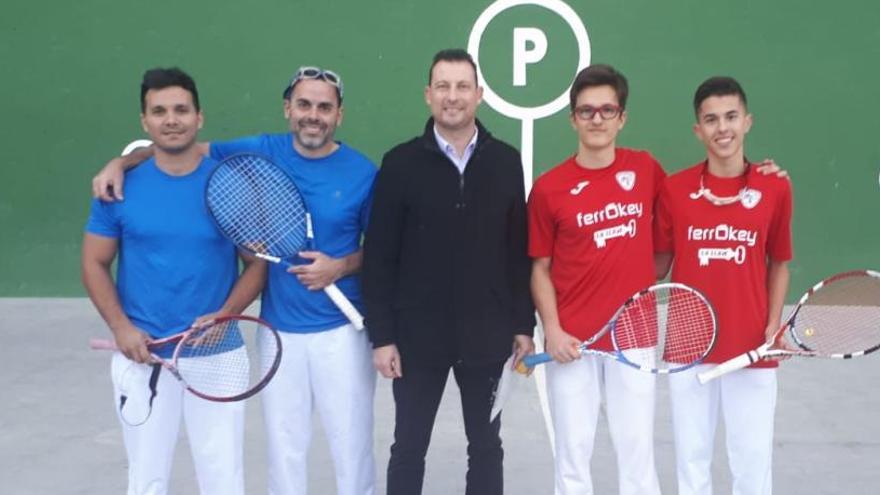 Componentes del Club Frontenis Elche