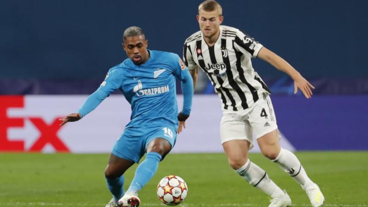 Malcom con el Zenit de San Petesburgo