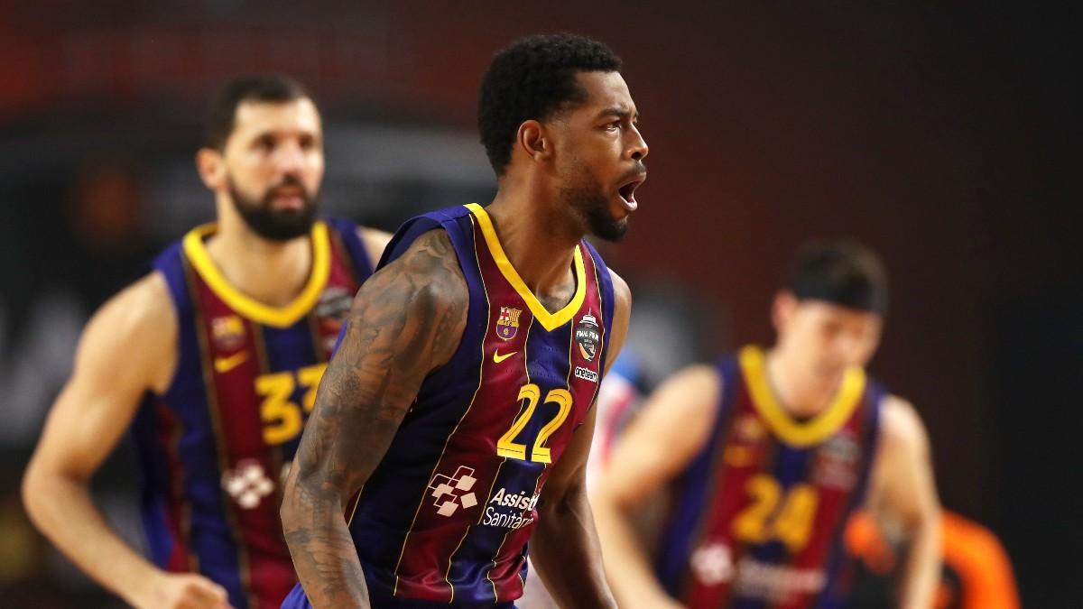 Cory Higgins durante un partido de Euroliga