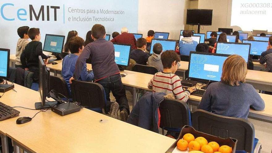 Imagen de archivo de un curso de informática para niños. // Iñaki Osorio