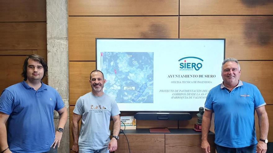 Siero licita las obras de pavimentación del camino de  Corripos, en la parroquia de Valdesoto