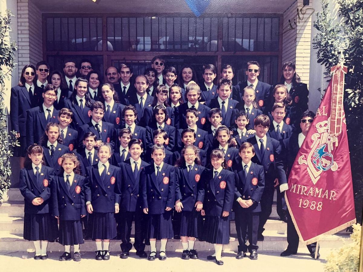 La banda de Miramar en 1991, el año de su debut