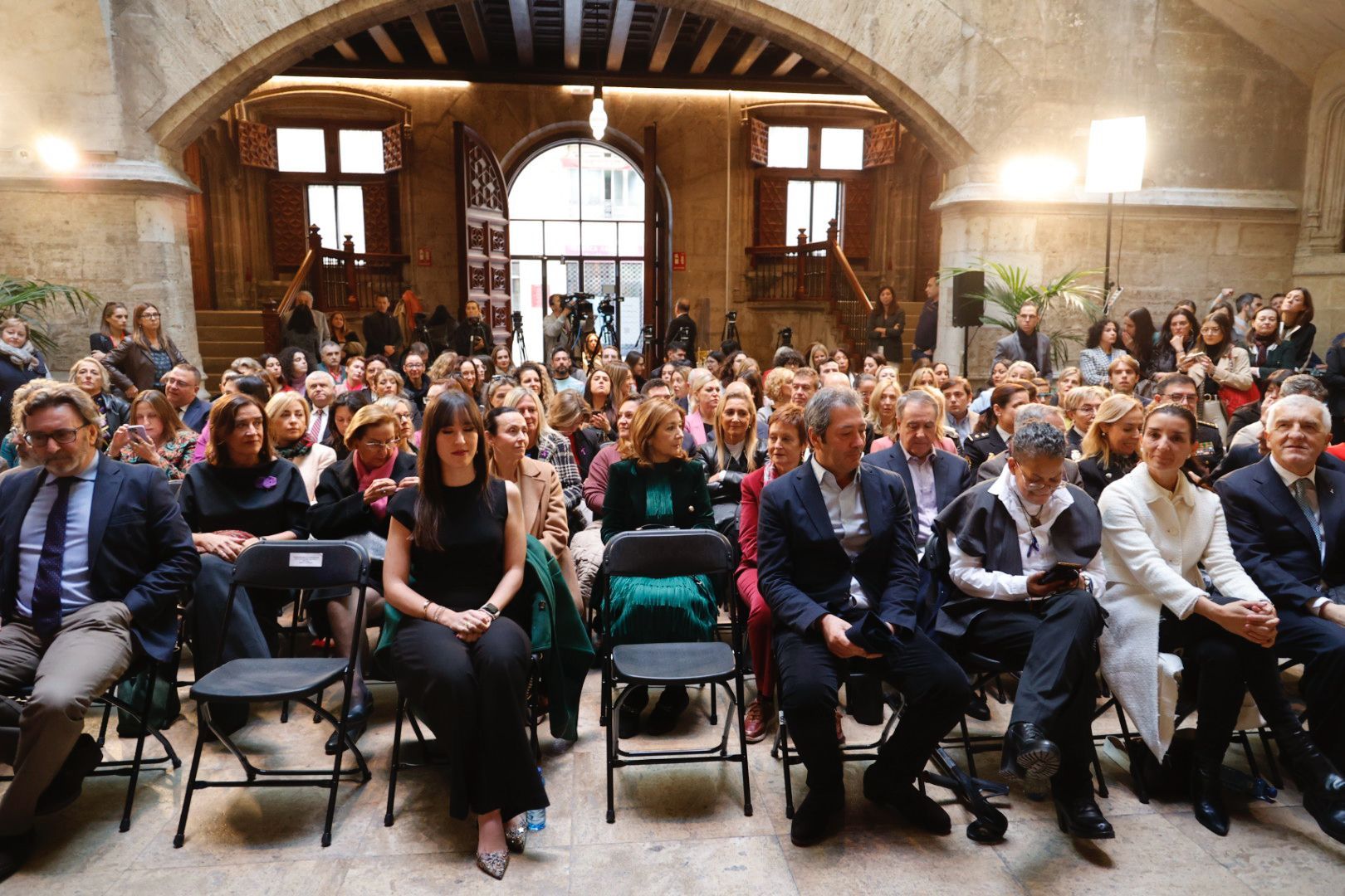 25N: Acto institucional en el Palau de la Generalitat