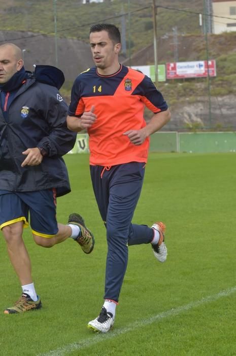 Entrenamiento de la UD Las Palmas en Barranco Seco