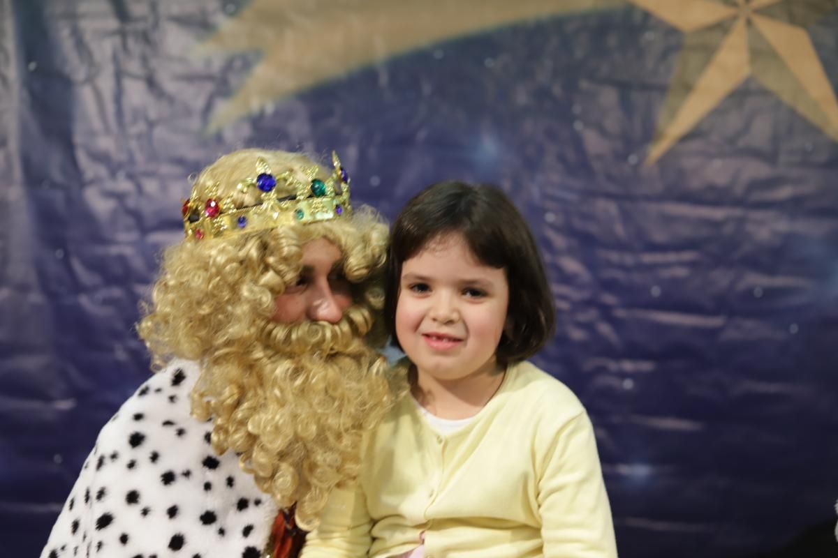 Fotos con los Reyes Magos realizadas el 4 de enero de 2018