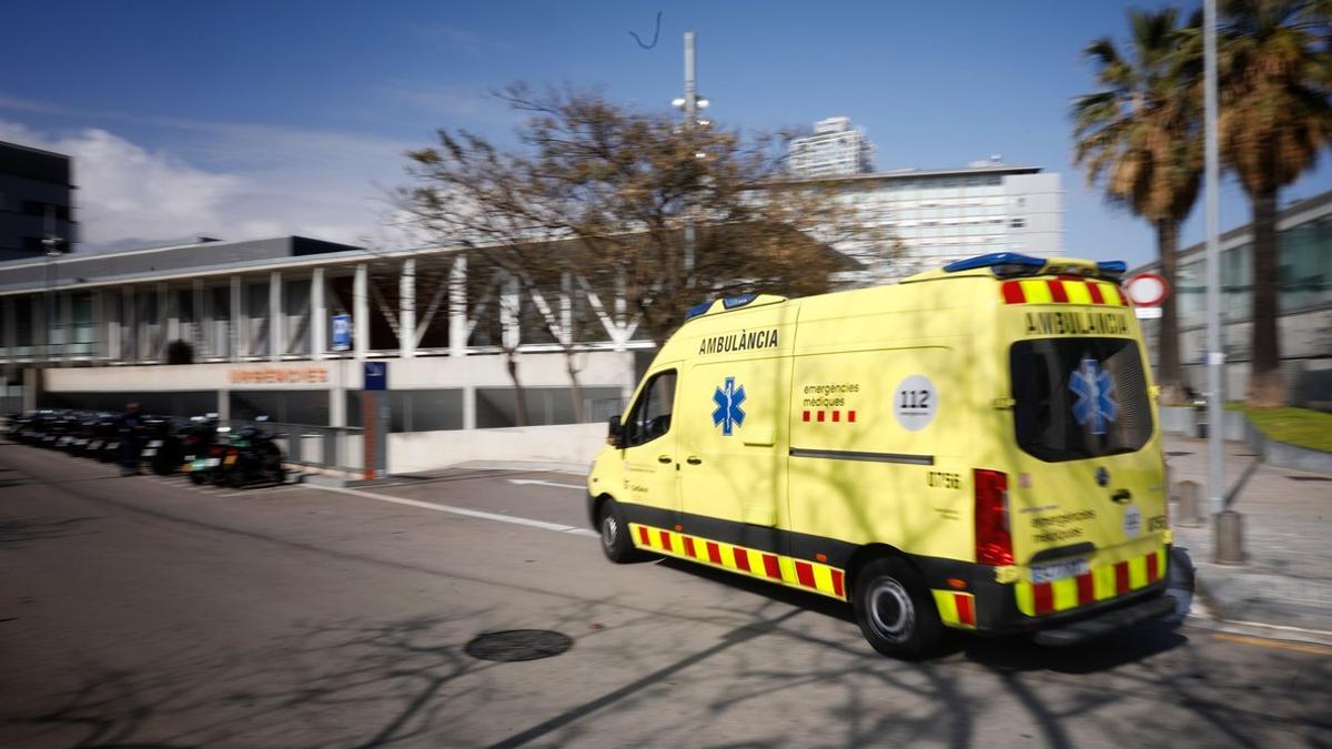 Una ambulancia del Sistema d'Emergències Mèdiques.