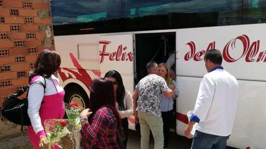 Llegada de las mujeres a San Esteban del Molar.