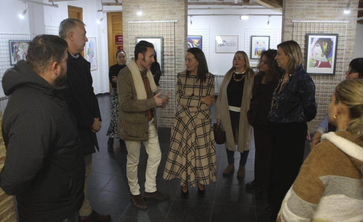 La consejera Carmen Susín visitó la sede de itinerancia de atención temprana en Alagón.