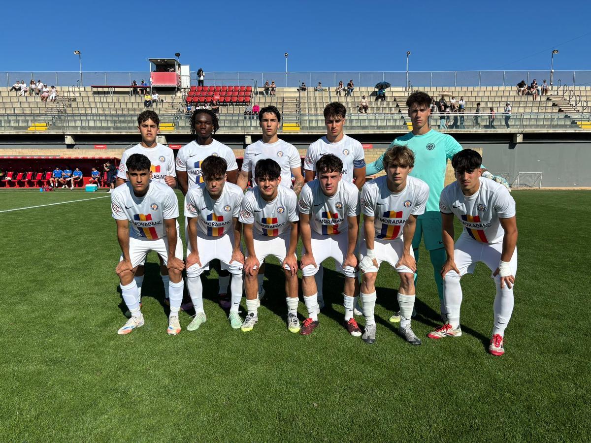 L'onze del Gimnàstic al camp del Mallorca