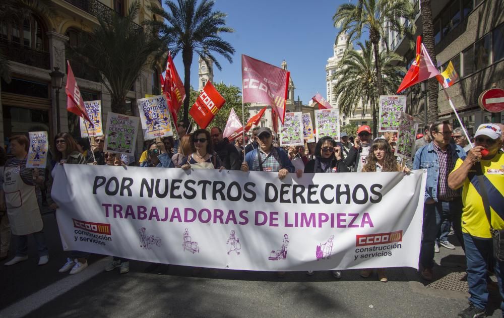 Manifestación del Día del Trabajo en València