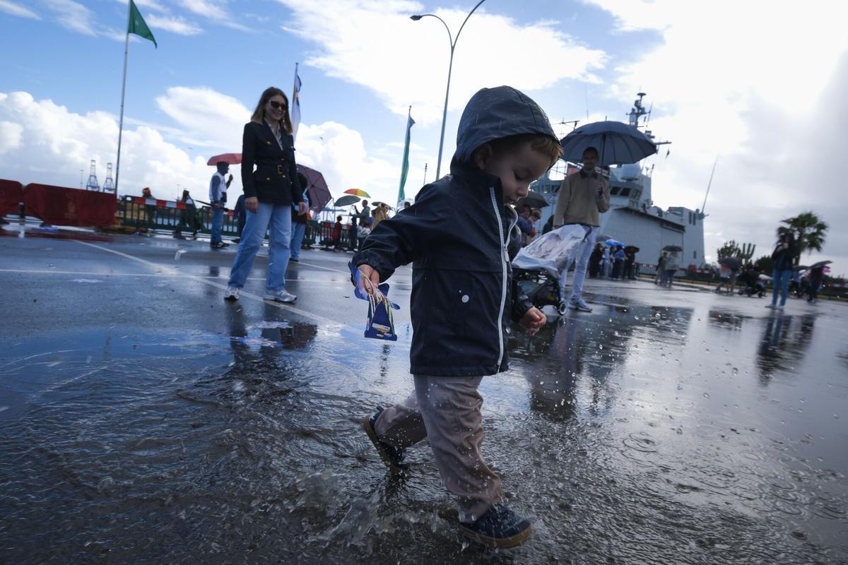 05-01-2026 LAS PALMAS DE GRAN CANARIA. Llegada de los Reyes Magos, en la Base Naval  | 05/01/2026 | Fotógrafo: Andrés Cruz