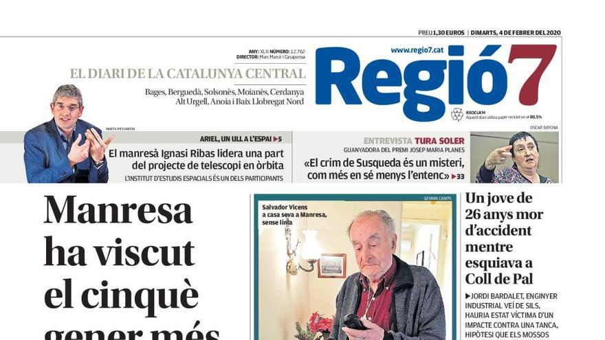 Portada de Regió7 aquest dimarts