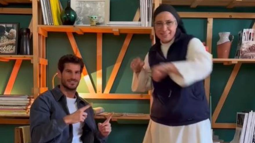 Sor Lucía i Cesc Escolà en un clip promocional del nou programa del manresà