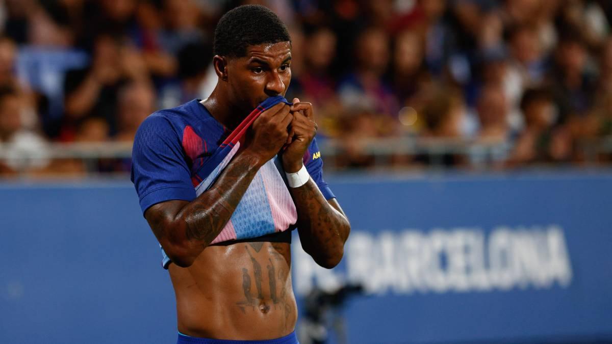 ¡Así fue el primer gol de Rashford como azulgrana!