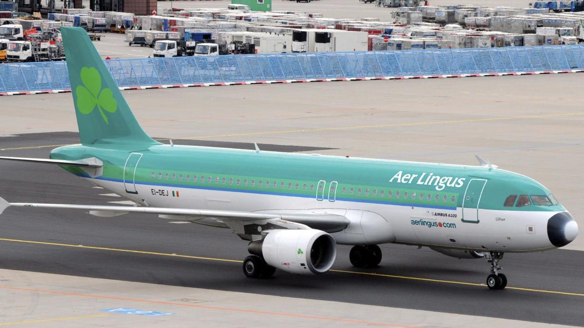 Un avión de Aer Lingus.