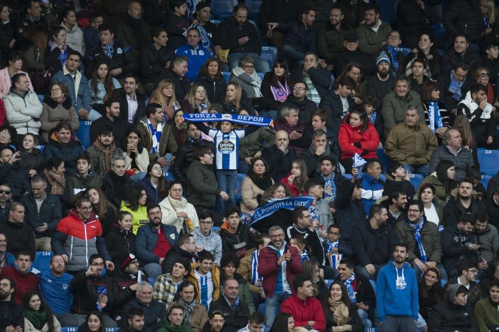 La afición del Dépor se lo pasó en grande