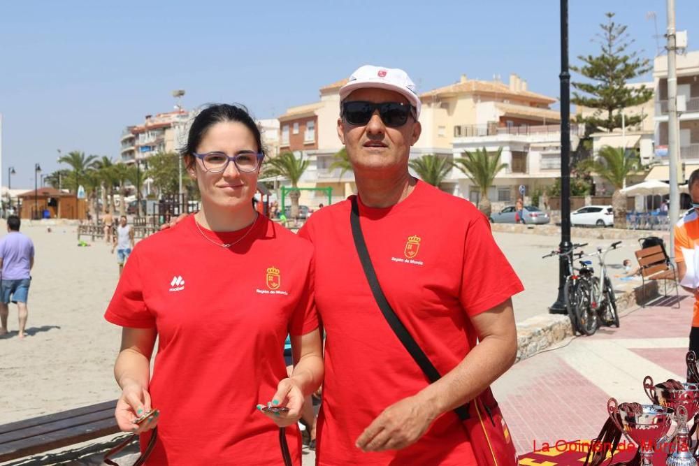 Final de triatlón de deporte escolar