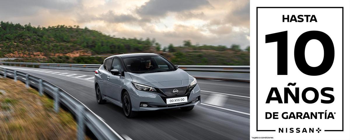 El programa Nissan+ de Grupo Leomotor extiende 10 años la garantía de los vehículos.