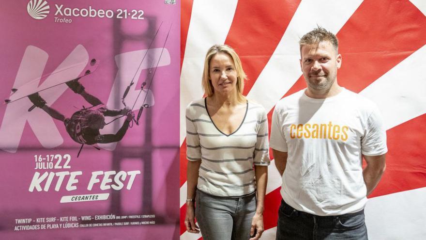 El KiteFest de Cesantes reunirá a los mejores riders nacionales el 16 y 17 de julio
