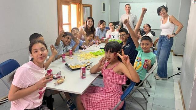 Los alumnosde Tosos, Longares, Cariñena y Alfamén disfrutaron de la fiesta de clausura de ‘Crecer en Comunidad’. | SERVICIO ESPECIAL