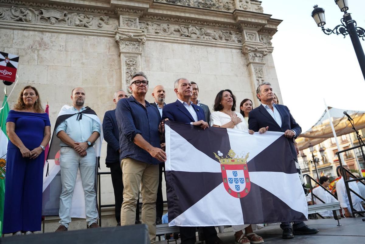 Las imágenes de la manifestación en Sevilla en apoyo a la población ceutí